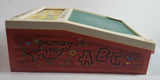 Vintage 1972 Fisher Price Toys 176 School Days Desk Magnetic Chalkboard Toy
