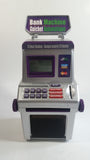 2001 Summit Financial Products ATM Banking Machines Plastic Digital Coin Bank Safe - Working But Missing Bottom Door