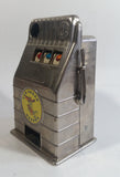 Vintage 1960s Las Vegas Nevada 10 Cent Metal Slot Machine Jack Pot Coin Bank - Not Working