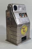 Vintage 1960s Las Vegas Nevada 10 Cent Metal Slot Machine Jack Pot Coin Bank - Not Working