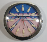 Bowling Alley Bowling Pin 11" Diameter Round Circular Quartz Clock