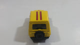 Vintage Jeep CJ-7 Yellow Die Cast Toy Car Vehicle with Opening Doors