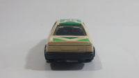 Yatming No. 815 Ford Sierra Sapphire #15 Cream White with Blue Green Die Cast Toy Car Vehicle