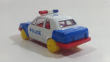 Maisto Ford Escort 1.6i White and Blue Police Die Cast Toy Car Emergency Rescue Vehicle