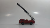 Vintage Majorette Pompier FDNY Fire Ladder Truck No. 207 Red 1/100 Scale Die Cast Toy Car Firefighting Rescue Emergency Vehicle