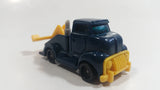 1997 Hot Wheels Tow Truck Dark Blue Plastic Body Die Cast Toy Car Vehicle McDonald's Happy Meal