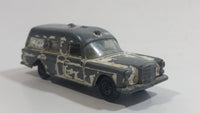 Vintage Lesney Matchbox Series Superfast No. 3 (A) Mercedes Benz "Binz" Ambulance White Die Cast Toy Car Emergency Rescue Vehicle