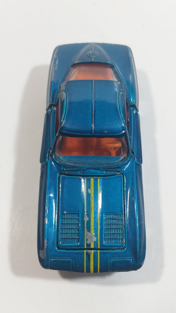 Road-Master Flyers Super Cars Gran Turismo Teal Blue 1/58 Scale Die Ca ...