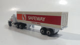 1997 Matchbox Mack CH600 Semi Tractor with Articulated Trailer Safeway Food & Drug 1:97 Scale White Die Cast Toy Car Vehicle with Opening Rear Doors