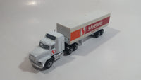 1997 Matchbox Mack CH600 Semi Tractor with Articulated Trailer Safeway Food & Drug 1:97 Scale White Die Cast Toy Car Vehicle with Opening Rear Doors