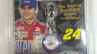 1999 Watch-It! NASCAR Driver Jeff Gordon #24 Watch with Clip in Package