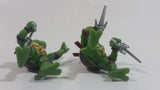 Lot of 2 2014 Ninja Turtles Donatello and Raphael Characters 1" Tall Mini Toy Action Figures
