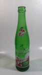 Vintage 1960s Mountain Dew Filled By Jim and Clara "Hillbilly Style" Green Glass Soda Pop Beverage Bottle "It'll tickle your innards!"