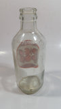 Vintage Pic-A-Pop 6 1/2" Tall 10 Fl oz 284mL Clear Glass Soda Pop Beverage Bottle