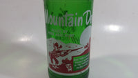 Vintage 1960s Mountain Dew Filled By Herb and Ruby "Hillbilly Style" Green Glass Soda Pop Beverage Bottle "It'll tickle your innards!"