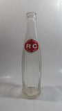 Vintage RC Royal Crown Cola 9 1/2" Tall 10 Fl oz Clear Glass Soda Pop Beverage Toronto, Canada