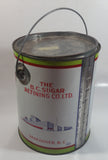 Vintage Rogers Syrup Golden Sugar Vancouver, B.C. Sugar Refinery 10lb 2L Tin Metal Can with Lid