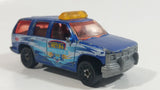 2004 Matchbox Hero City Metro Police '97 Chevy Tahoe Blue Die Cast Toy SUV Car Vehicle