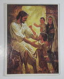 Vintage CPH 44-4811 Lithograph Jesus and Children Frame Tray Puzzle
