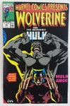 1990 Marvel Comics Presents Wolverine And The Incredible Hulk #60 Hulk Amok! Comic Book