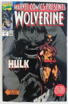 1990 Marvel Comics Presents Wolverine And The Hulk #54 But Will They Meet As Friends Or Foes?! Comic Book