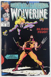 1990 Marvel Comics Presents Wolverine #53 Blood Fued! Comic Book