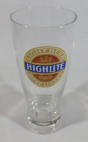 Vintage HighLite Light Beer 7" Tall Glass Cup