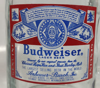 Vintage Budweiser Lager Beer 8" Tall Heavy Thick Glass Mug