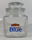 Rare Vintage Labatt's Blue Beer Glass Jar Canister