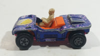 Vintage 1973 Lesney Products Rolamatics Beach Hopper Purple with Pink Speckles Die Cast Toy Car Vehicle - Bouncing Driver