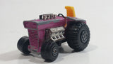 Vintage 1972 Lesney Products Matchbox No. 29 Mod Tractor Magenta Pink Die Cast Toy Car Farming Equipment Machinery Vehicle