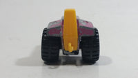 Vintage 1972 Lesney Products Matchbox No. 29 Mod Tractor Magenta Pink Die Cast Toy Car Farming Equipment Machinery Vehicle