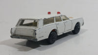 Vintage 1971 Lesney Products Matchbox No. 55 Mercury Police Car Wagon White Die Cast Toy Car Vehicle