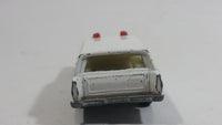 Vintage 1971 Lesney Products Matchbox No. 55 Mercury Police Car Wagon White Die Cast Toy Car Vehicle