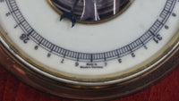 Vintage Barometer, Hygrometer, Thermometer Wood Cased Weather Station Made in West Germany