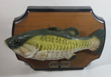 1999 Gemmy Big Mouth Billy Bass Singing Moving Fish On Plaque Novelty Collectible No Adapter Battery Tested Working