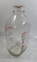 1991 Broguiere's Chocolate Milk 1/2 Gallon Glass Bottle w/ Chocolate Milk Paper Cap