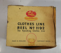 Very Rare 1950s English Clothes Line Reel By Tala Advertising Cardboard Packaging Box