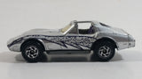 1996 Matchbox Chevrolet Corvette T-Roof Silver Die Cast Toy Car Vehicle