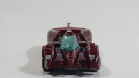 1995 Hot Wheels Power Pistons Dark Red Die Cast Toy Race Car Vehicle 7SP