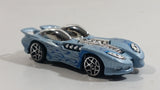 2007 Hot Wheels Blast & Crash Splittin' Image II Pale Metallic Blue Die Cast Toy Car Vehicle