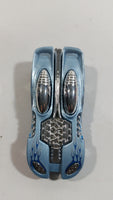 2007 Hot Wheels Blast & Crash Splittin' Image II Pale Metallic Blue Die Cast Toy Car Vehicle