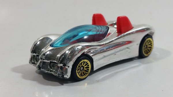 Rare 1998 Hot Wheels Starter Set Power Pipes Chrome Die Cast Toy Car Vehicle