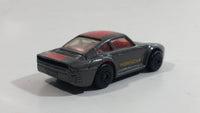 1988 Matchbox Porsche 959 Charcoal Grey Die Cast Toy Car Vehicle - Macau