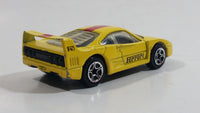 1997 Matchbox Ferrari F40 Lemon Yellow Die Cast Toy Dream Car Vehicle