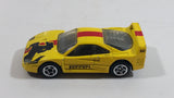 1997 Matchbox Ferrari F40 Lemon Yellow Die Cast Toy Dream Car Vehicle