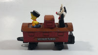 1993 ERTL Warner Bros Looney Tunes Locomotion Tweety Bird and Sylvester Cartoon Characters Train Car Die Cast Toy Vehicle