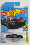 2019 Hot Wheels HW Speed Graphics Pagani Huayra Black Die Cast Toy Car Vehicle - New in Package Sealed