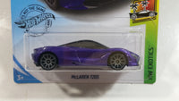 2019 Hot Wheels HW Exotics McLaren 720S Metalflake Purple Die Cast Toy Car Vehicle - New in Package Sealed