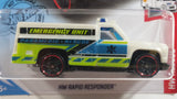 2019 Hot Wheels HW Rescue HW Rapid Responder White Die Cast Toy Car Vehicle - New in Package Sealed